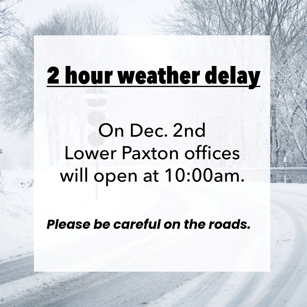 Lower Paxton 2hr weather delay Dec 2nd