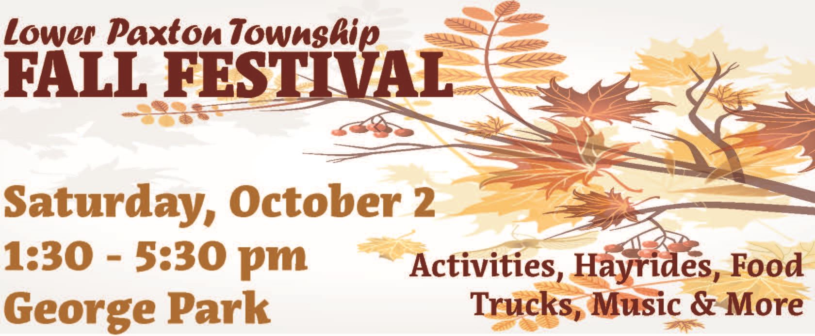 Fall Fest ad for newsletter 2021