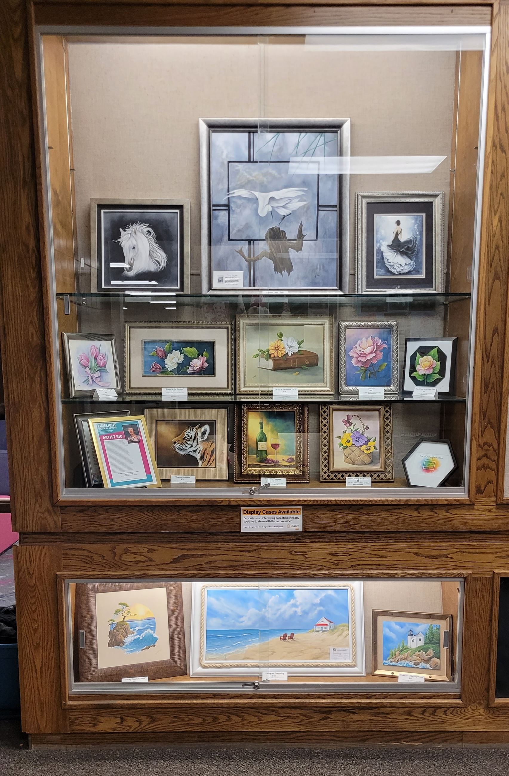 Connie Betz art display